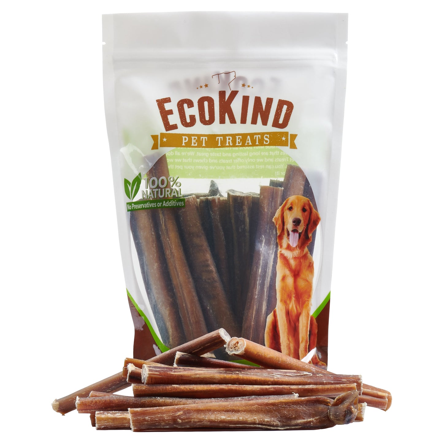 Premium Grass-Fed Beef Bully Sticks – All-Natural & Long-Lasting