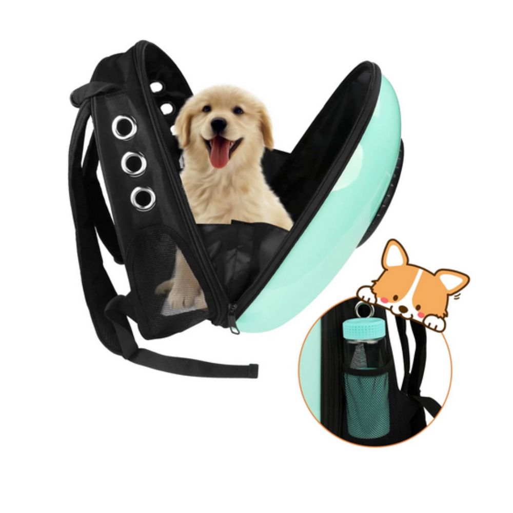 Luxury Hardshell Pet Carrier Backpack – Airline-Approved & Ventilated