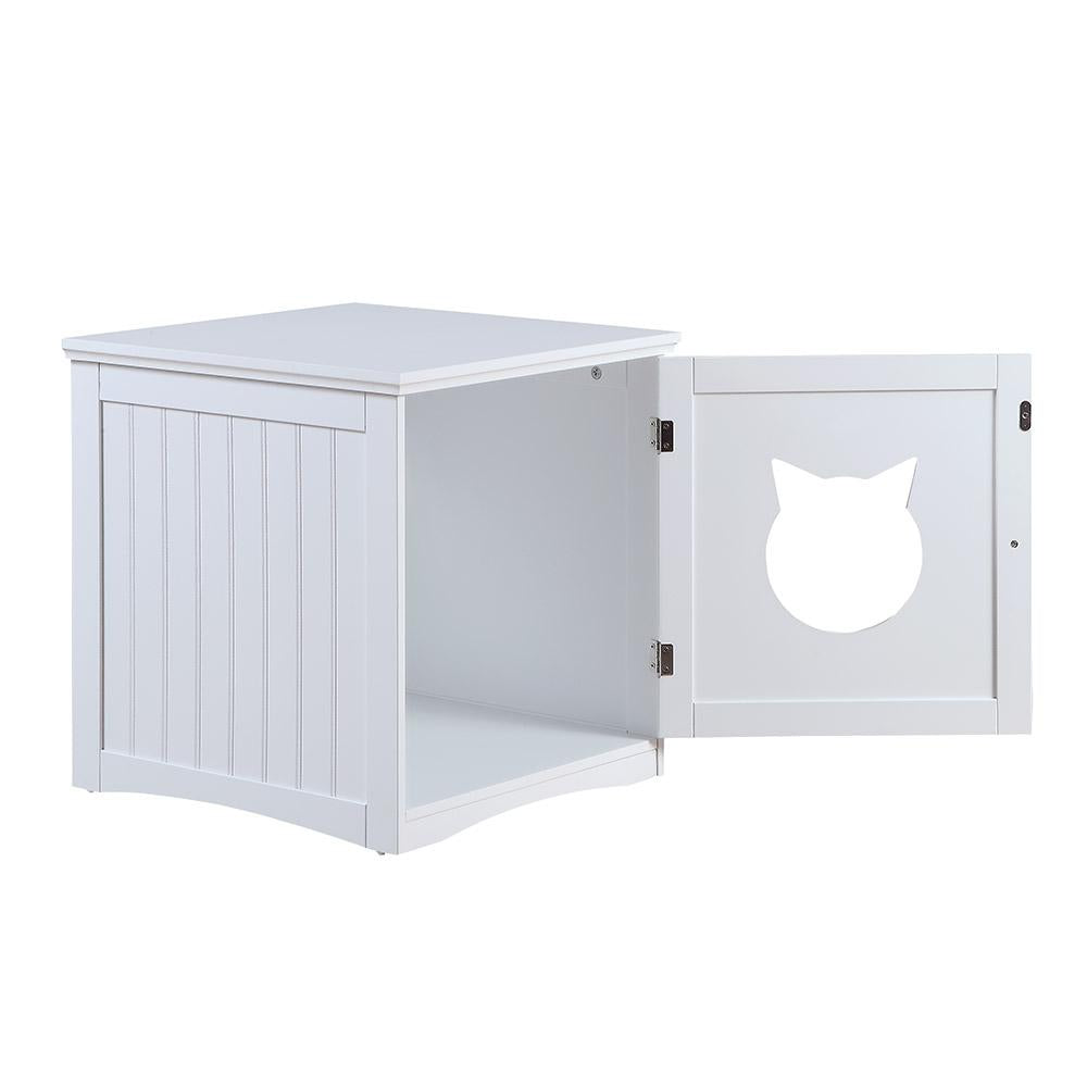 Modern Cat Litter Box Enclosure – Stylish Nightstand & Pet House