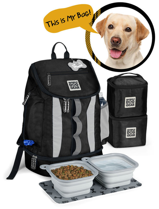 🐾 Mobile Dog Gear Drop Bottom Week Away® Backpack – Premium Travel for Pets