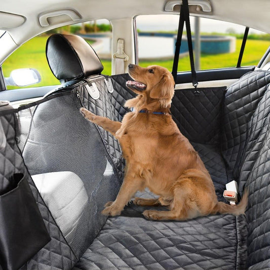 Luxury Waterproof Dog Car Seat Cover – Scratch-Resistant & Easy Clean