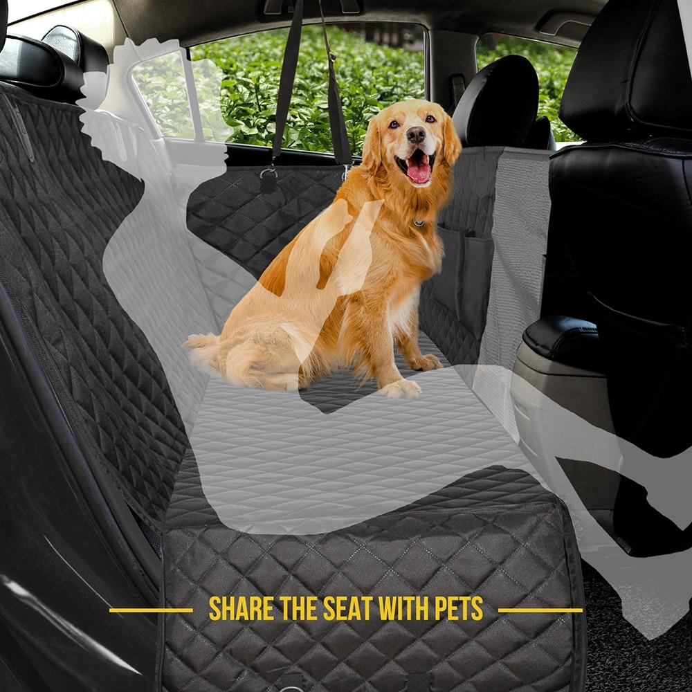 Luxury Waterproof Dog Car Seat Cover – Scratch-Resistant & Easy Clean